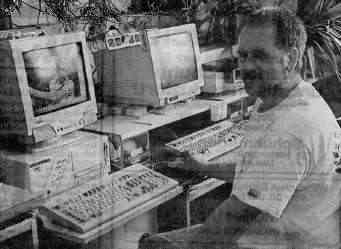 Michael Marsch am Computer