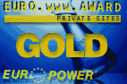Gold Euro.www.Award for private Homepage